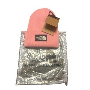 The North Face Light Pink Knit Hat